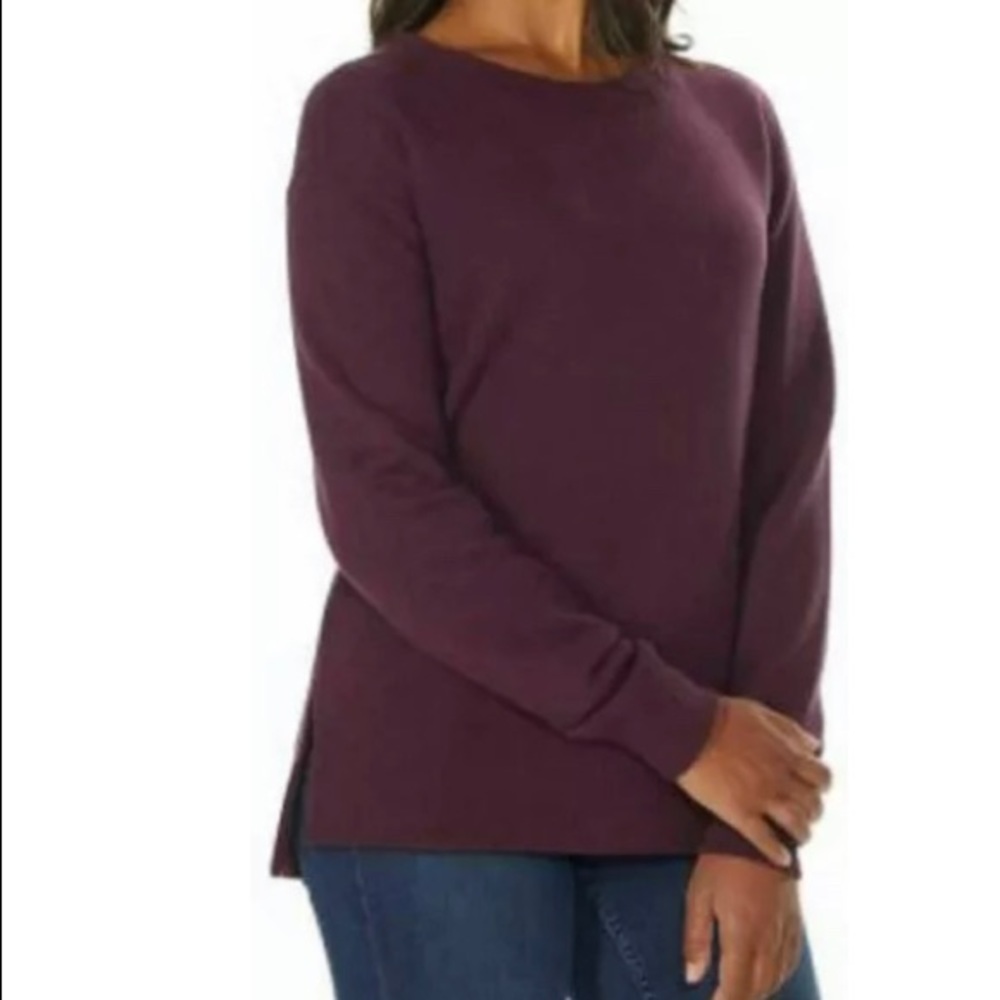 Ladies Fleece Crewneck Sweatshirts. Two colors